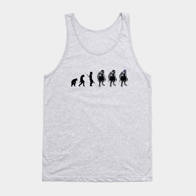 Rugby Caveman Evolved Rugby Fan Gift Tank Top by atomguy